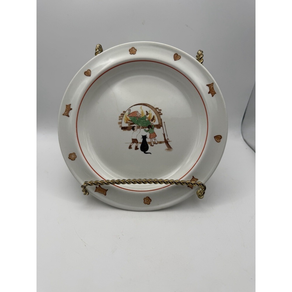 Arabia Finland Hansel & Gretel Hannu Ja Kerttu Child's Plate 7.5" Vintage